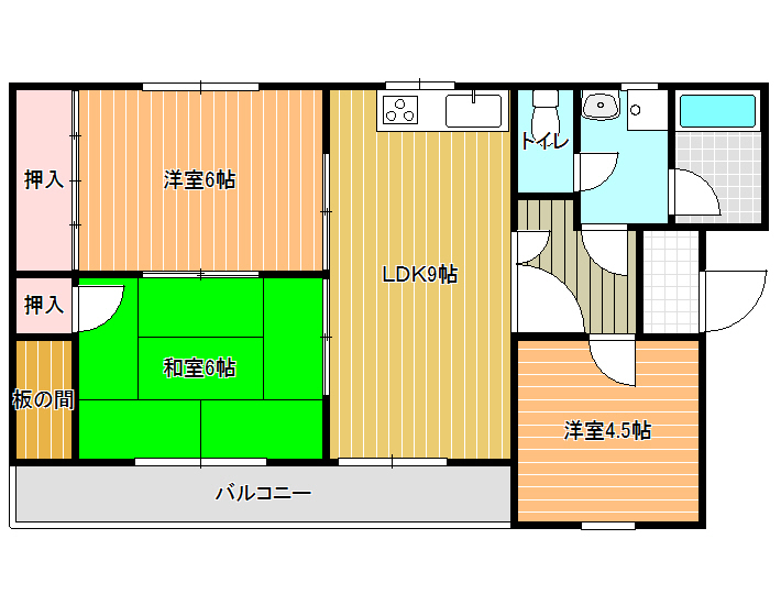 ラインプラザ本郷の間取り