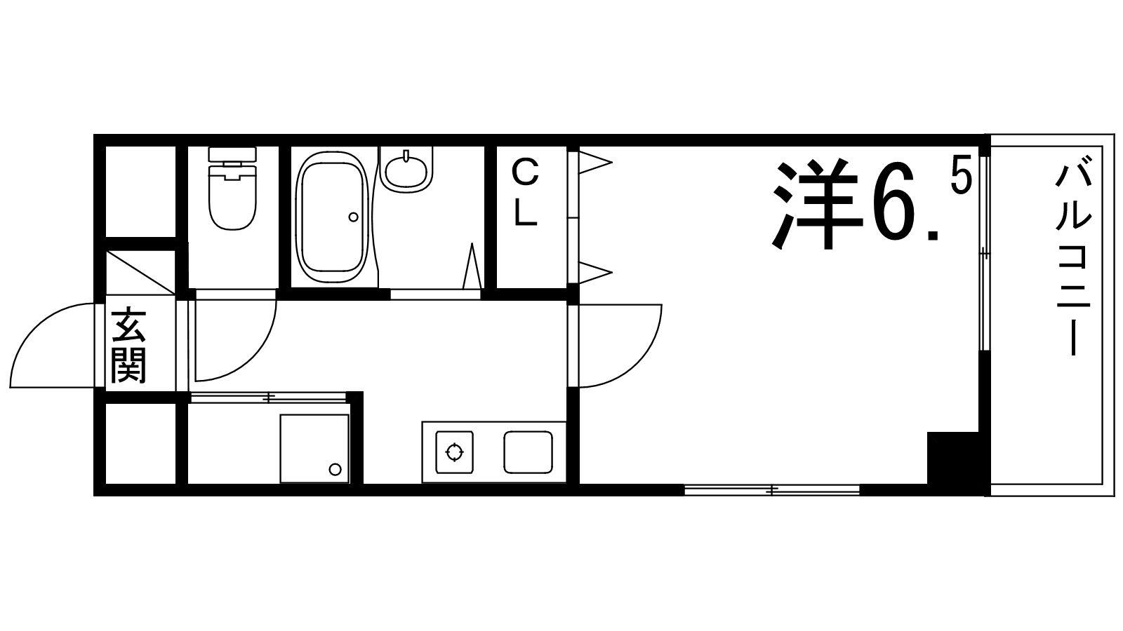 コーポサンライズの間取り