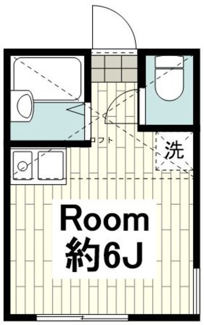 ユナイト能見台ナターシャの間取り