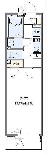 レオネクストホワイトパレスの間取り