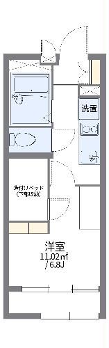 レオパレスウィズユーの間取り