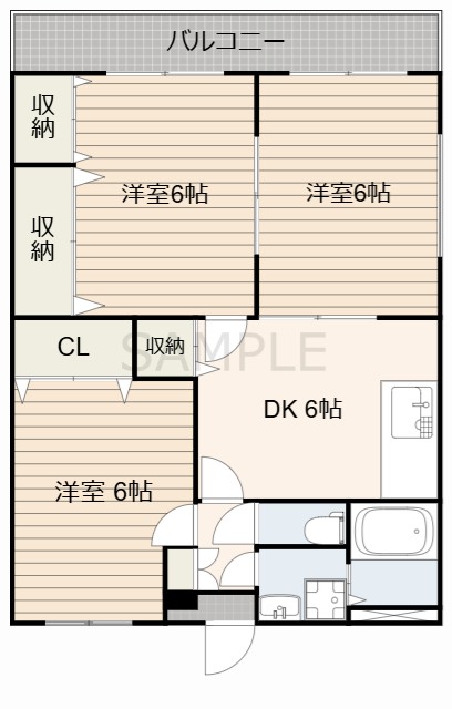 勝田郡勝央町植月中のマンションの間取り