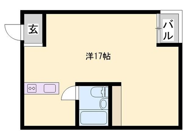 姫路市伊伝居のマンションの間取り