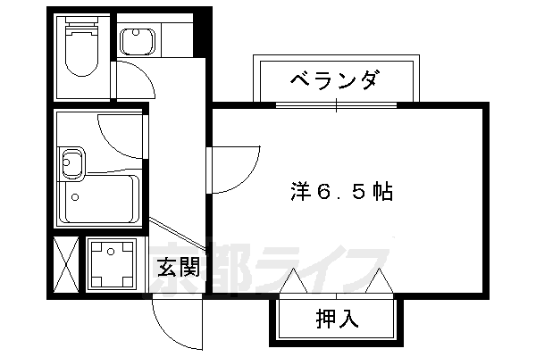 プラネシア星の子山科駅前の間取り