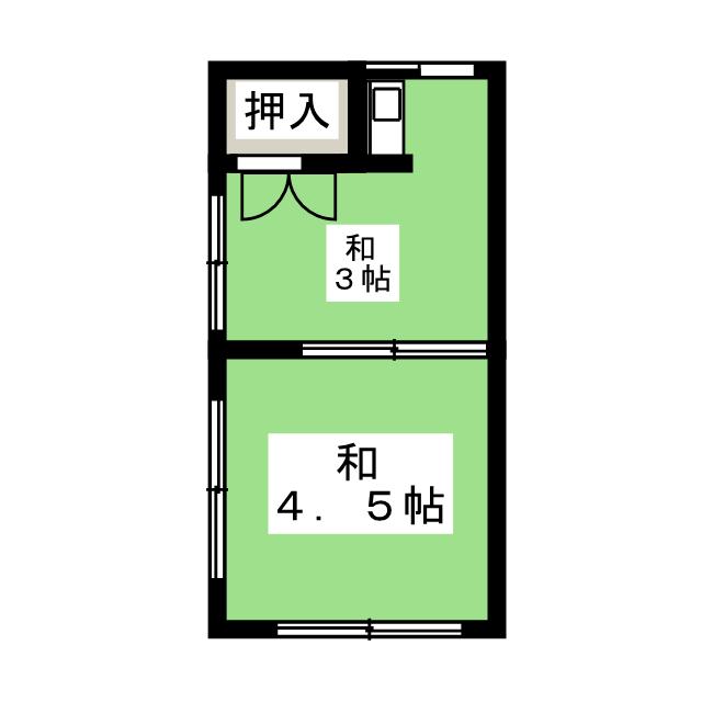 東京都目黒区青葉台３（アパート）の賃貸物件の間取り