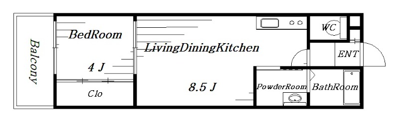 クレセントパーク末広の間取り