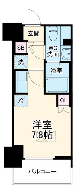 パークアクシス市川の間取り