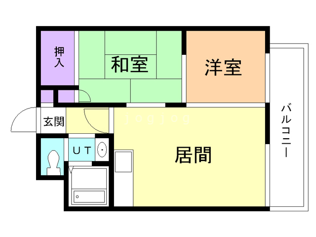 こりんごハイツＣの間取り