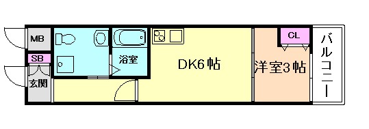 【ガゼルノア加島Iの間取り】