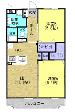 Ｙ＆Ｍガーネットの間取り