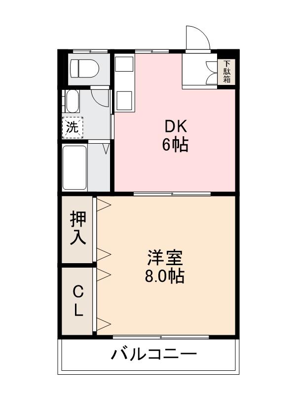 高松市香南町吉光のアパートの間取り