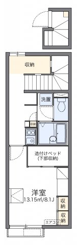 浅口市鴨方町鴨方のアパートの間取り