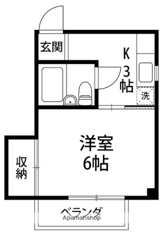 プラウド弥生の間取り