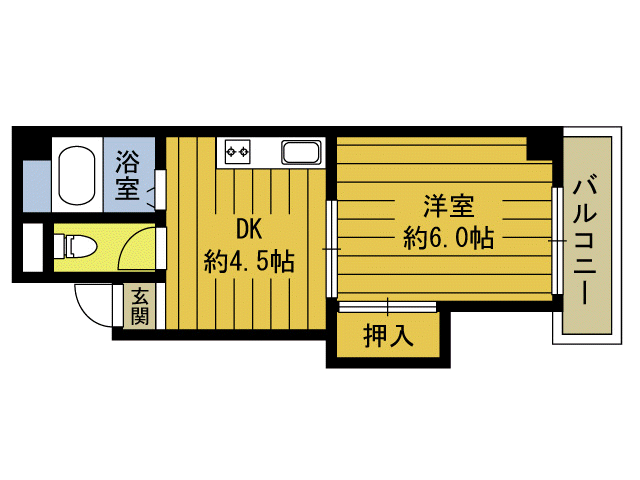 カステル高城の間取り