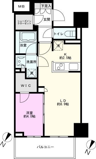 大宮スカイ＆スクエア　ザ・タワーの間取り