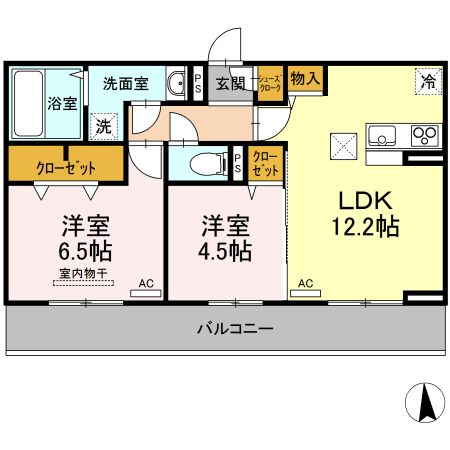 ラナンキュラスBの間取り