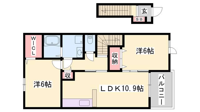 トワイライト　コートIIIの間取り