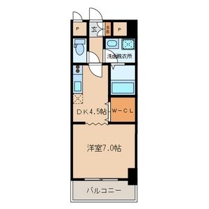 北九州市小倉北区黄金のマンションの間取り