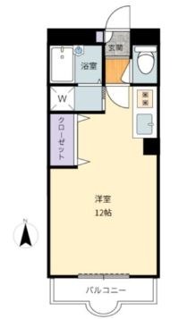 倉敷市美和のマンションの間取り