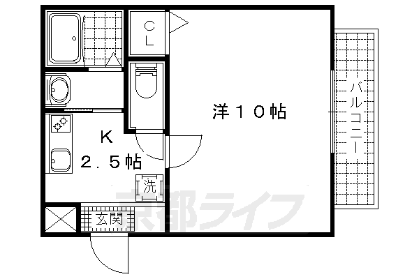 アークリード大津の間取り