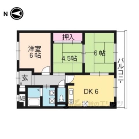 ロイヤル現代の間取り