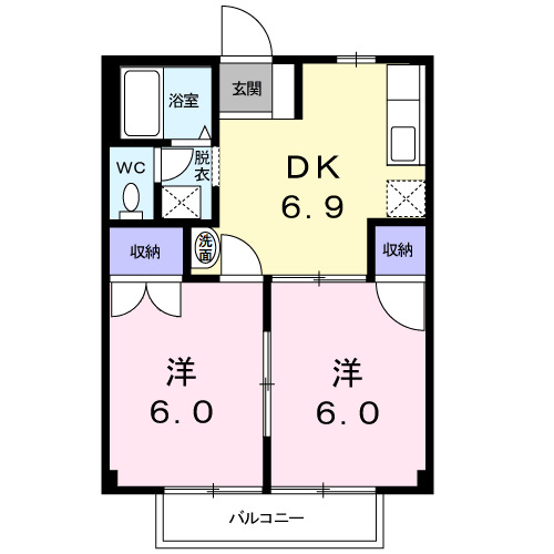 セジュール柏Iの間取り