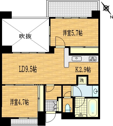 ライフレビュー川崎ステーションフロントの間取り