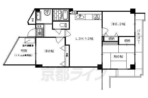 ＭＮＳ天ヶ池の間取り