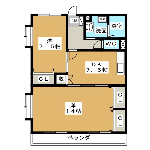 ブランシェ大曽根の間取り