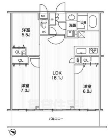 LIME RESIDENCE HIKIFUNEの間取り