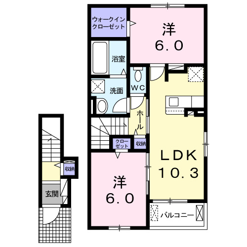 コンソラータの間取り