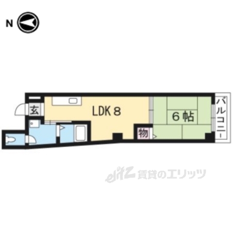 【大津市長等のマンションの間取り】