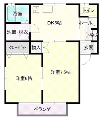 リブイン大山の間取り