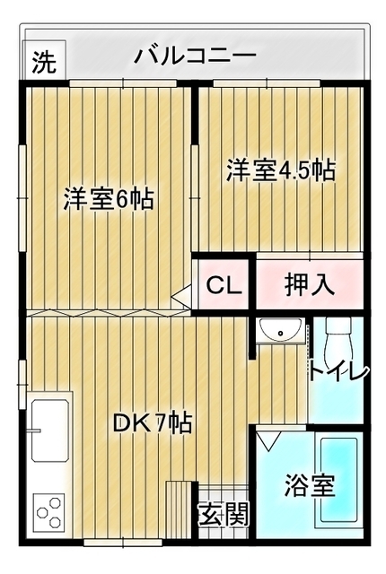 マンション新明の間取り