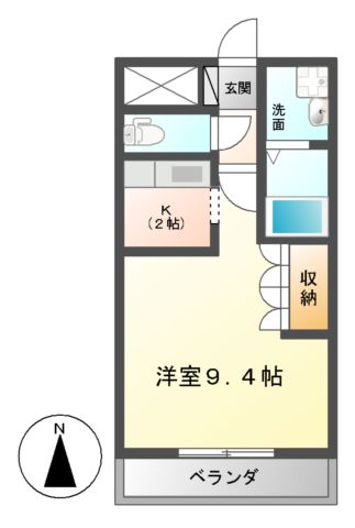 みどりのそよかぜＳＫＹの間取り