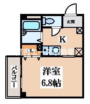 東大阪市本町のマンションの間取り