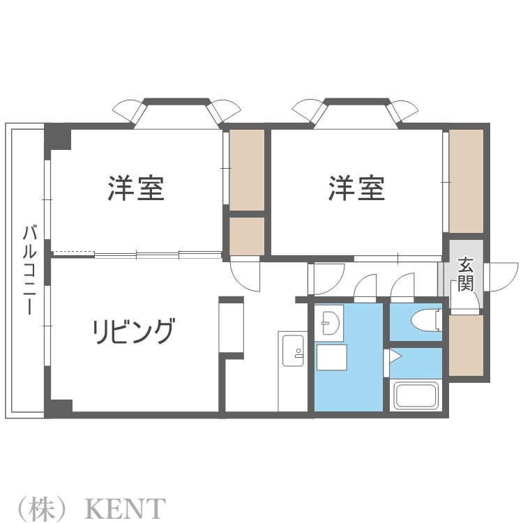 ラフィーネ宮ノ森の間取り