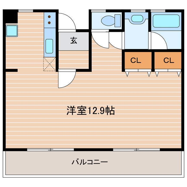 掛川市西大渕のマンションの間取り