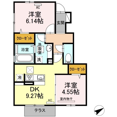 アズールの間取り