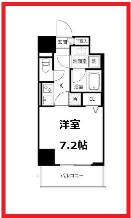 レフィールオーブ町屋駅前の間取り