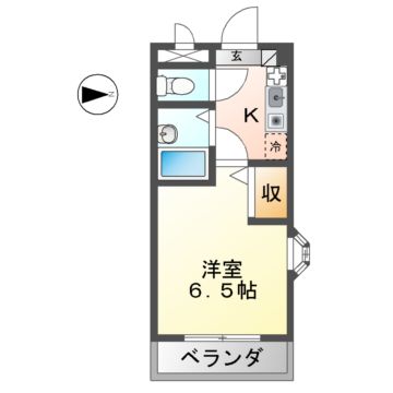 ランプハウス八日市の間取り