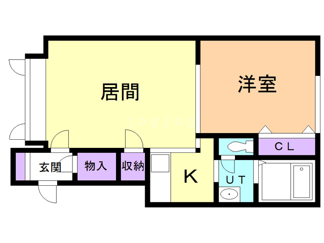 プレズィール豊岡Ｂの間取り