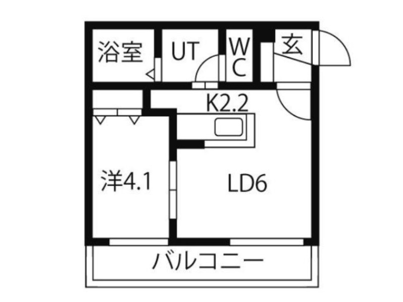 グランドサクセス南円山の間取り