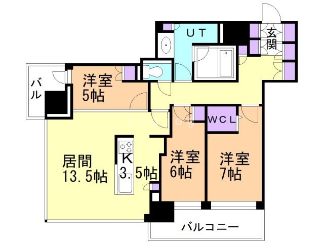 ONE札幌ステーションタワーの間取り