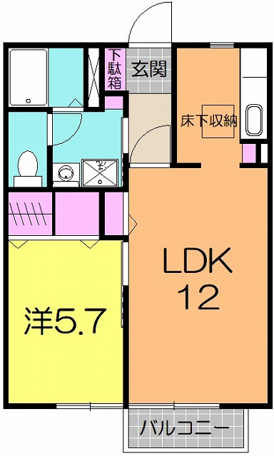 フリージアの間取り