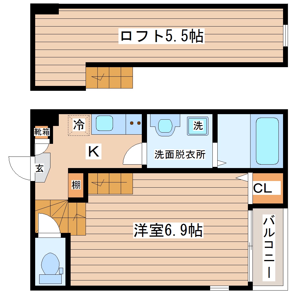 aolaniの間取り