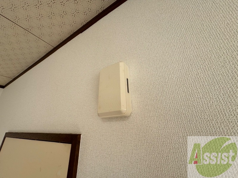 セキュリティ　来客時にはこちらのチャイムが鳴りますよ。