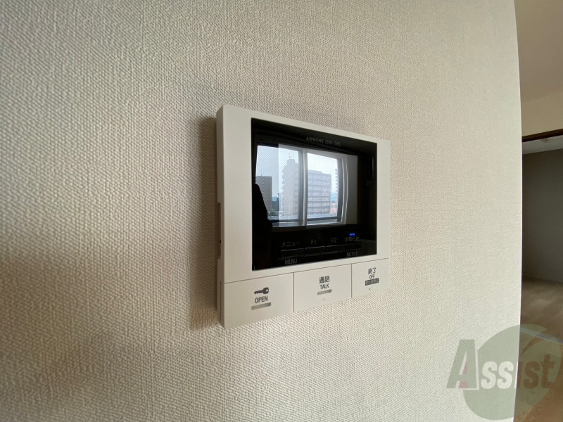 セキュリティ　モニター付きインターホンでセキュリティも安心です！
