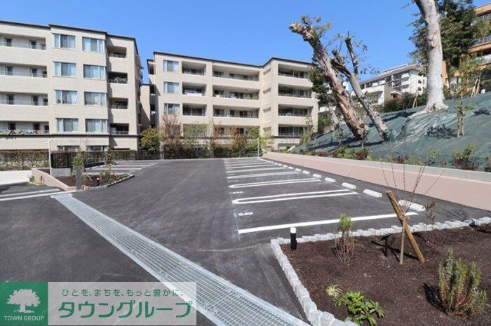 駐車場　眺望