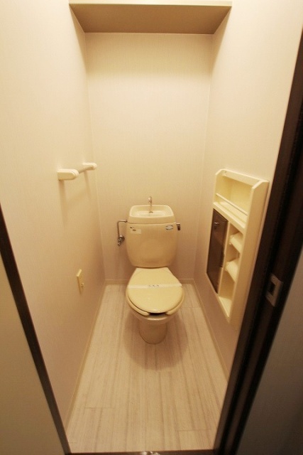 トイレ　同物件別号室の写真です。